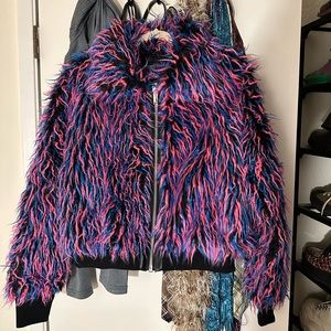 Dolls Kill Faux Fur Jacket
